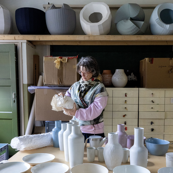 Exhibition view of Hella Jongerius: Whispering Things